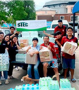STECH ปันน้ำใจร่วมช่วยเหลือผู้ประสบอุทกภัยชาวเชียงราย