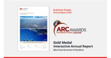 บี.กริม เพาเวอร์ คว้ารางวัล ARC Awards 2024 ระดับ Gold ประเภท Interactive Annual Report หนึ่งเดียวในประเทศไทย