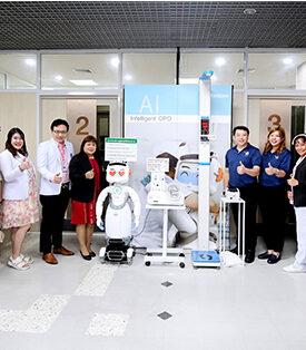 สหมิตรถังแก๊ส (SMPC) เดินหน้า CSR ต่อเนื่อง ส่งมอบหุ่นยนต์ดินสอให้ รพ.กลาง สนับสนุนงาน รพ.รัฐทั่วประเทศ