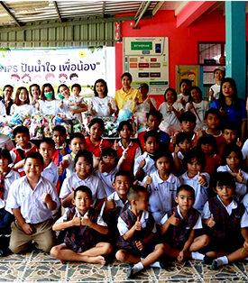 SNPS ปันน้ำใจ เพื่อน้อง โรงเรียนบ้านเนินหลังเต่า
