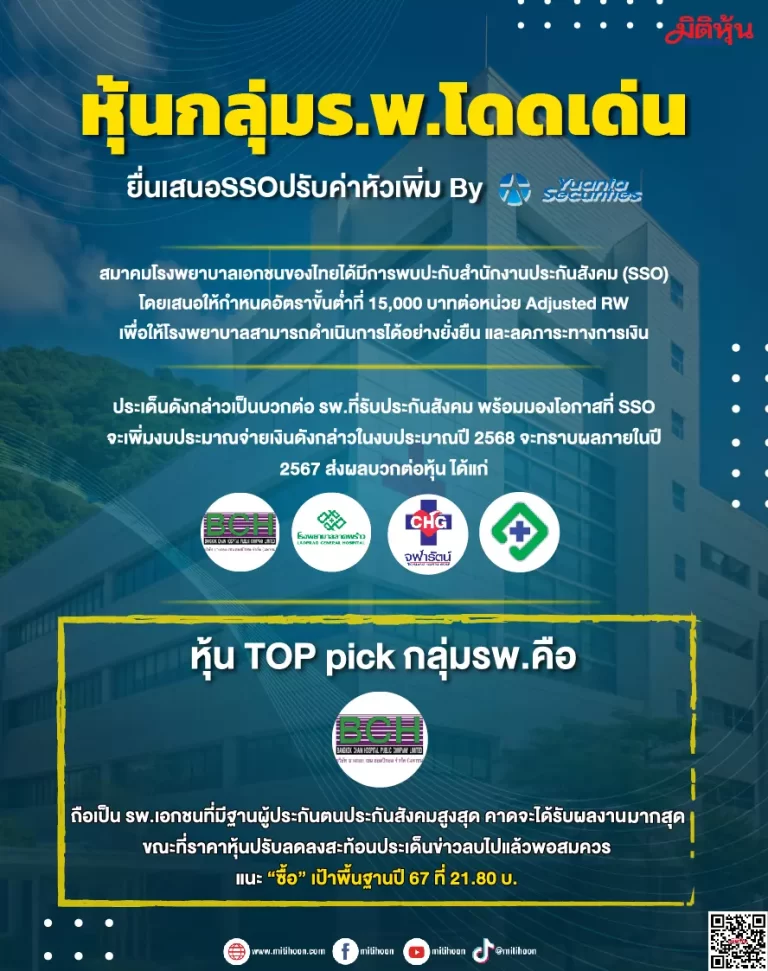 หุ้นกลุ่ม ร.พ.โดดเด่น