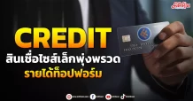 CREDIT  สินเชื่อไซส์เล็กพุ่งพรวด  มองข้ามช็อตปีหน้าแรง