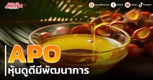 APO หุ้นดูดีมีพัฒนาการ