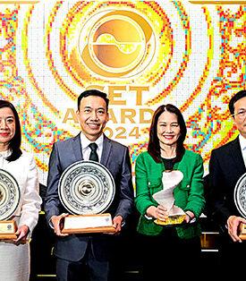 กสิกรไทยครอง 4 รางวัลใหญ่ จาก SET Awards 2024