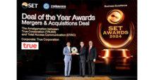 True-dtac Amalgamation Wins “Deal of the Year” at the SET Awards 2024 in Recognition for Positive Impact on Thailand
