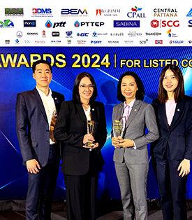 STGT เข้ารับ 2 รางวัลใหญ่ “Outstanding CEO & IR” จากสมาคมนักวิเคราะห์การลงทุน ประจำปี 2567