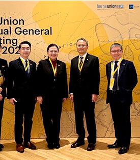 EXIM BANK พบปะทวิภาคีองค์กรรับประกันระดับโลก สนับสนุนผู้ประกอบการไทยบริหารความเสี่ยงขยายธุรกิจส่งออกและลงทุนระหว่างประเทศ