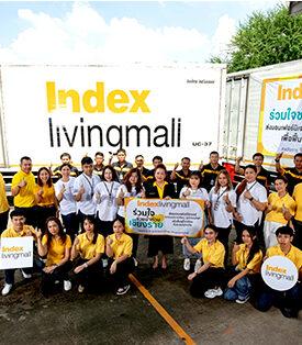 ‘อินเด็กซ์ ลิฟวิ่งมอลล์’ รวมพลังช่วยน้ำท่วม คืนรอยยิ้ม-ส่งกำลังใจผู้ประสบภัย นำคาราวานเฟอร์นิเจอร์ อุปกรณ์การเรียน-กีฬา และของจำเป็น ร่วมฟื้นฟู 7 โรงเรียนภาคเหนือ