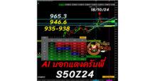 21 ตุลาคม 2567 อัปเดท S50Z24 อ่านจาก ระบบ “AI หมูเด้ง” บน MT5 กันซักหน่อย