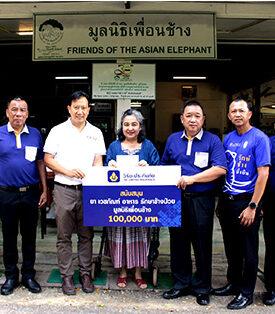 วิริยะประกันภัย ช่วยเหลือช้างป่วย จากวิกฤตการณ์น้ำท่วมภาคเหนือ มอบงบประมาณสนับสนุนคลินิกช้างเคลื่อนที่ คณะสัตวแพทย์ มช.