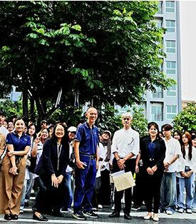 LPN เปิดบ้านต้อนรับนักศึกษาคณะสถาปัตยกรรมศาสตร์ ม.รังสิต เยี่ยมชมโครงการ ลุมพินี วิลล์ จรัญฯ-ไฟฉาย