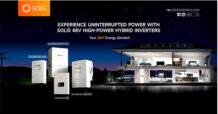 Solis เปิดตัวอินเวอร์เตอร์รุ่นใหม่ S6-EH3P15K02-NV-YD-L ตอบโจทย์การจัดเก็บพลังงานแรงดันต่ำในที่อยู่อาศัยอย่างมีประสิทธิภาพ