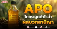 APO โตกระฉูดกำไรฉ่ำ ผลบวกลานีญา