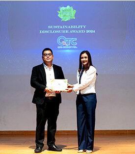 “QTC” รับรางวัลเกียรติคุณ Sustainability Disclosure Award 2024
