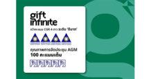 GIFT คว้าคะแนน CGR 4 ดาว ระดับ ‘ดีมาก’ พ่วง AGM เต็ม 100 คะแนน
