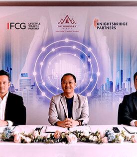 IFCG – GCC และ Knightsbridge Partners ร่วมเซ็นสัญญาแต่งตั้งเป็นตัวแทนหลักโครงการ GC Orussey Market ในกัมพูชา