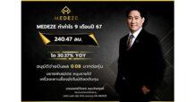 MEDEZE ทำกำไร 9 เดือนปี 67 ที่ 240.47 ลบ. โต 30% YOY ขยายพันธมิตร หนุนรายได้ เครื่องเพาะเลี้ยงอัตโนมัติลดต้นทุน