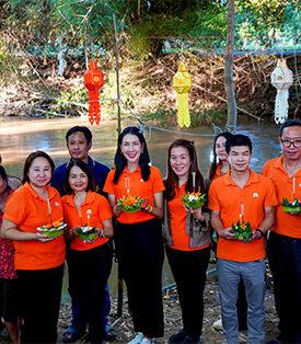 “ซันสวีท” สืบสานประเพณี ทอดกฐินสามัคคีและลอยกระทงแบบรักษ์โลก ประจำปี 2567