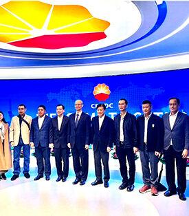 JR ยกทัพเยี่ยมชมซัพพลายเออร์ปิโตรฯรายใหญ่ของจีน