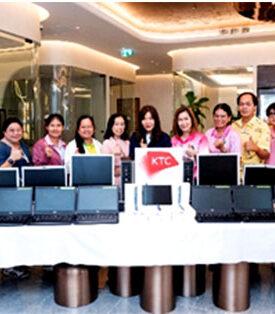 เคทีซีส่งต่อคอมพิวเตอร์ให้เยาวชนในชนบท สานต่อพันธกิจเพื่อสังคม