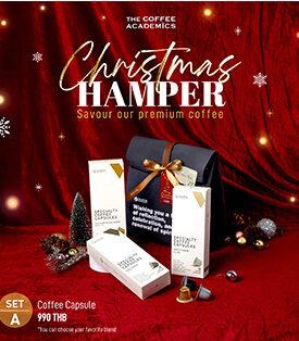 “เดอะ คอฟฟี่ อะคาเดมิคส์” ชวนส่งความสุขให้กับคนรักกาแฟ ด้วย “Christmas Coffee Hamper 2024”
