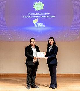 ไทยยูเนี่ยนรับรางวัล Sustainability Disclosure จากสถาบันไทยพัฒน์ ประจำปี 2567 ตอกย้ำความสำเร็จกลยุทธ์ SeaChange® 2030