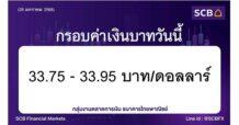 กลุ่มงานตลาดการเงิน ธนาคารไทยพาณิชย์ (SCB Financial Markets)  ค่าเงินบาทประจำวันที่ 28 มกราคม 2568