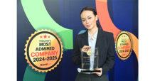 เมืองไทยประกันภัย คว้ารางวัล 2024-2025 Thailand’s Most Admired Company บริษัทที่มีความสามารถในการดำเนินธุรกิจและความรับผิดชอบต่อสังคมน่าเชื่อถือสูงสุด