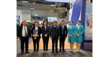 ทูลกระหม่อมหญิงอุบลรัตนฯ เสด็จเยี่ยมบูธบางกอกแอร์เวย์ส ณ งาน ITB Berlin 2025