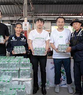 บิทคับ กรุ๊ป ส่งมอบน้ำดื่มกว่า 2,500 ขวด สนับสนุนการปฏิบัติงานของทีมค้นหากู้ภัย USAR เหตุตึกถล่ม