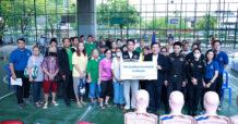 กรุงเทพประกันภัยให้ความสำคัญการส่งเสริมความปลอดภัย จัดอบรมให้ความรู้การปฐมพยาบาลแก่ชุมชนในพื้นที่แขวงยานนาวา