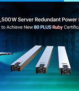 เดลต้า สร้างมาตรฐานใหม่ระดับโลก ด้วยพาวเวอร์ซัพพลายเซิร์ฟเวอร์ขนาด 5,500 วัตต์ ที่ผ่านการรับรอง 80 PLUS® Ruby ผลิตจากประเทศไทย