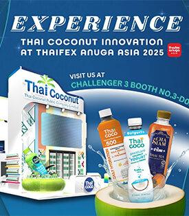 COCOCO เปิดตัวผลิตภัณฑ์ใหม่ ดันนวัตกรรมมะพร้าวไทยสู่เวทีโลก ในงาน THAIFEX – Anuga Asia 2025
