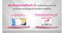 เมืองไทยประกันชีวิต คว้า 2 รางวัลระดับนานาชาติ สะท้อนความเป็นผู้นำด้านนวัตกรรมดิจิทัลในอุตสาหกรรมประกันภัย