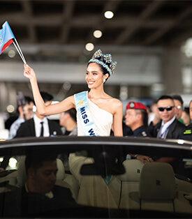 MGC-ASIA สนับสนุนอัครยนตรกรรม โรลส์-รอยซ์ ร่วมขบวนแห่ต้อนรับ ‘โอปอล-สุชาตา’ มิสเวิลด์คนแรกของไทย ความภาคภูมิใจในรอบ 72 ปี