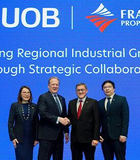 เฟรเซอร์ส พร็อพเพอร์ตี้ ประเทศไทย ติดสปีดธุรกิจในไทย-อินโด-เวียดนาม ผนึกกำลังธนาคารยูโอบีหนุนการลงทุนภาคอุตสาหกรรม รับ FDI ไหลเข้าอาเซียน