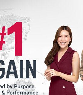 AIA ครองอันดับ 1 บริษัทที่มีสมาชิกสโมสรล้านเหรียญโต๊ะกลม (MDRT) มากที่สุดในโลก 11 ปีติดต่อกัน