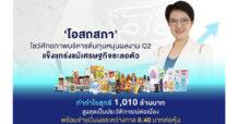 OSP โชว์ศักยภาพบริหารต้นทุนหนุนผลงานไตรมาส 2 แข็งแกร่ง ทำกำไรสุทธิ 1,010 ล้านบาท สูงสุดเป็นประวัติการณ์ต่อเนื่อง พร้อมจ่ายปันผลระหว่างกาล 0.40 บาทต่อหุ้น