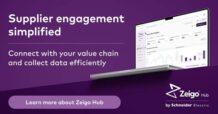 ชไนเดอร์ อิเล็คทริค เปิดตัวแพลตฟอร์ม “Zeigo™ Hub” ตัวช่วยสร้างความยั่งยืนองค์กร เร่งลดคาร์บอนในซัพพลายเชน ขับเคลื่อนเป้าหมาย Net-Zero ทั่วโลก