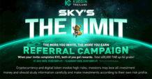 KuCoin Thailand ชูแคมเปญ “Sky’s the Limit” และ “Sky Boost” เพื่อเสริมสร้างความรู้ พร้อมมอบรางวัลการแนะนำเพื่อนและสิทธิพิเศษด้านการเทรด