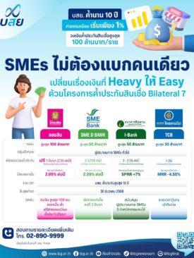 บสย. ช่วยค้ำนาน 10 ปี หนุน SMEs เข้าถึงสินเชื่อ