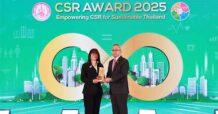 โรงงานน้ำตาลในกลุ่ม KTIS รับโล่รางวัล CSR Award 2025