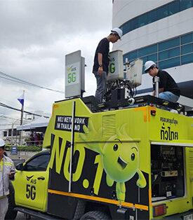 AIS รุดเสริมสัญญาณเครือข่าย 4G/5G หลังเหตุถนนทรุดตัววงกว้างหน้า รพ.วชิรพยาบาล