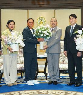 “JAS-MONO” เข้าแสดงความยินดีรัฐมนตรีกระทรวงยุติธรรม