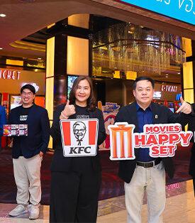 เมเจอร์ ซีนีเพล็กซ์ ผนึกความร่วมมือ เป๊ปซี่® และ เคเอฟซี มอบความสุขให้คนรักหนัง ด้วยแคมเปญ “Movie Happy Set” กิน KFC และเครื่องดื่มเป๊ปซี่® ครบ 259 บาท รับคูปองส่วนลดมูลค่า 250 บาท สำหรับดูหนังและซื้อเครื่องดื่ม