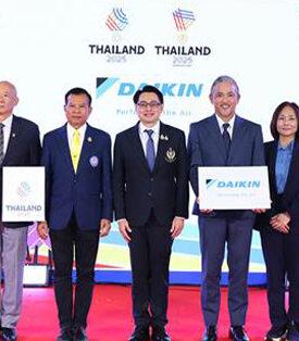 ไดกิ้นประกาศหนุนซีเกมส์ ครั้งที่ 33 และอาเซียนพาราเกมส์ ครั้งที่ 13