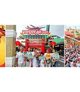 เวียตเจ็ทไทยแลนด์ ชวนอิ่มบุญพร้อมลุ้นรับตั๋วเครื่องบิน กับเทศกาลถือศีลกินผักภูเก็ต