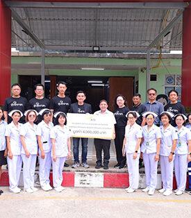 AIS ส่งต่อภารกิจคิดเผื่อ มอบเงินสนับสนุนเครื่องมือแพทย์ โรงพยาบาลเขาย้อย พร้อมกิจกรรมธารน้ำใจ อิ่มท้อง อุ่นใจ เติมเต็มความสุขสู่ชุมชน