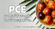 PCE  ออเดอร์ส่งออกล้น  โกยเงินทะลุ3หมื่นล.