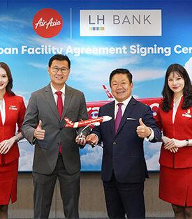 LH Bank สนับสนุนสินเชื่อสีเขียวให้แก่สายการบินไทยแอร์เอเชีย เพื่อจัดซื้อเครื่องบินประหยัดพลังงาน ต่อยอดเเผนพัฒนาธุรกิจยั่งยืน